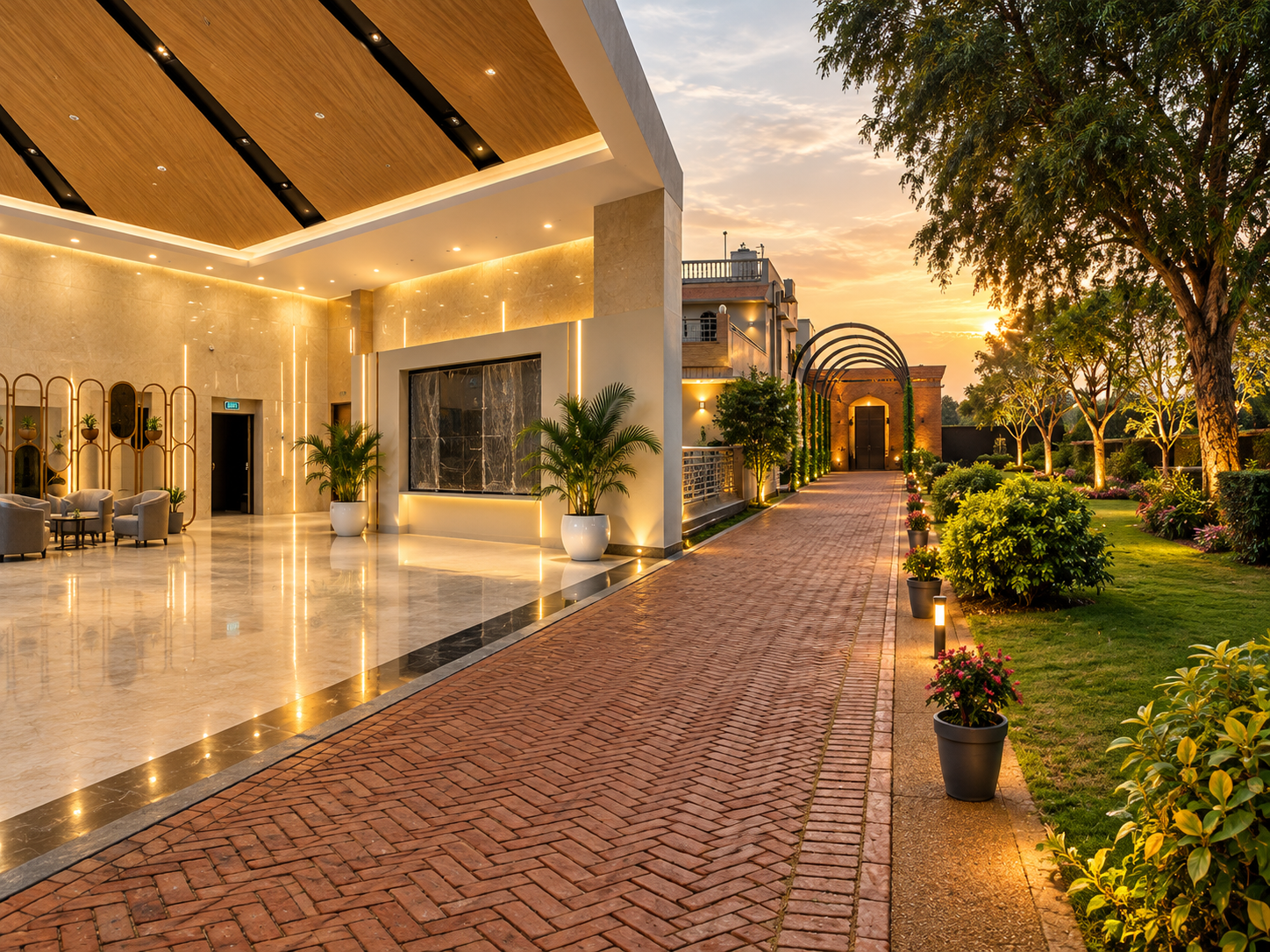 Civil, Flooring & Cladding Work